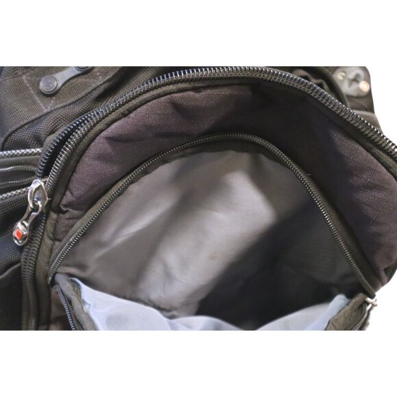 SwissGear by Wenger ScanSmart Laptop Backpack Black/Red Travel Tech - Picture 5 of 10